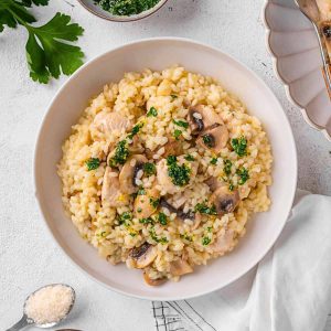 Chicken and Mushroom Risotto