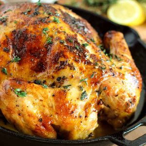 Lemon Pepper Roast Chicken